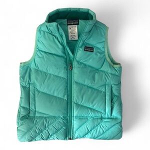 Kids Patagonia Teal Puffer Vest